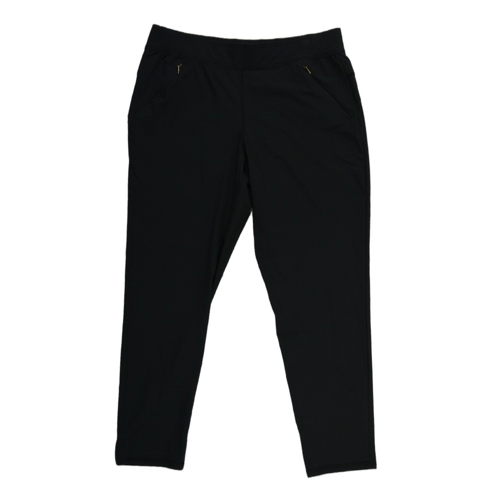 Lilly Pulitzer Luxletic Pants Women's Size Medium Black Tapered Zip Pocket Gym